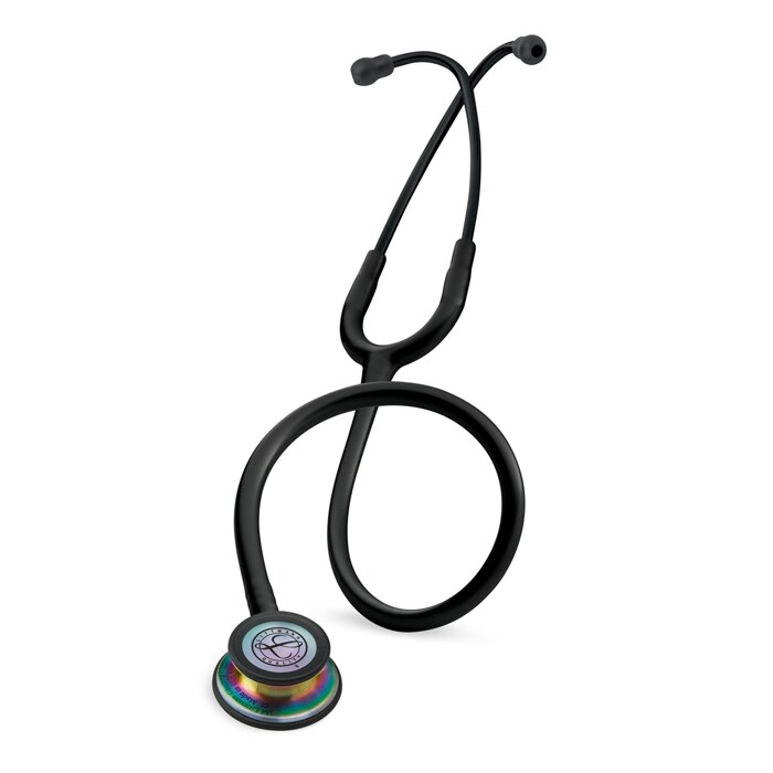 3M LittmannBlack Rainbow Classic III Monitoring Stethoscope