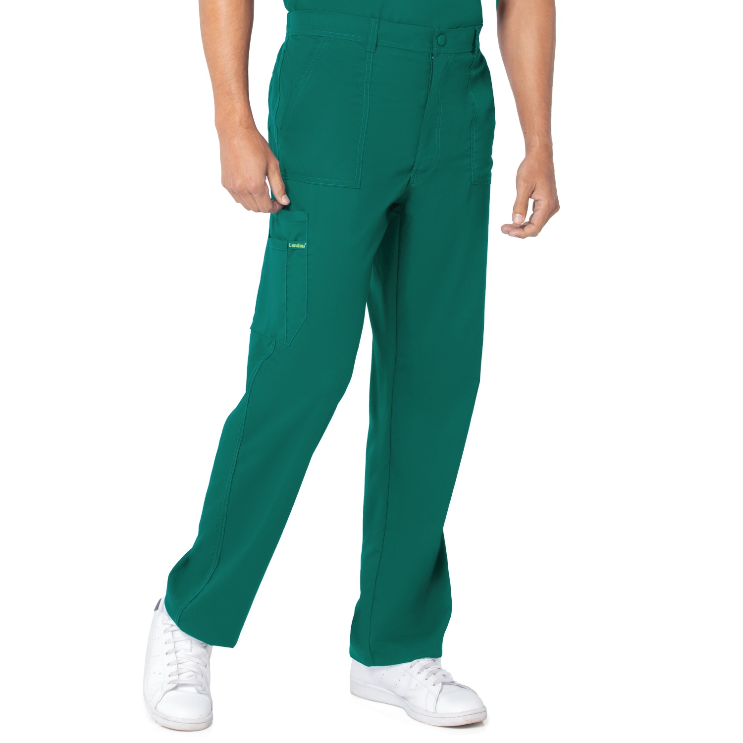 Men's Cargo Drawsting Scrub Bottoms