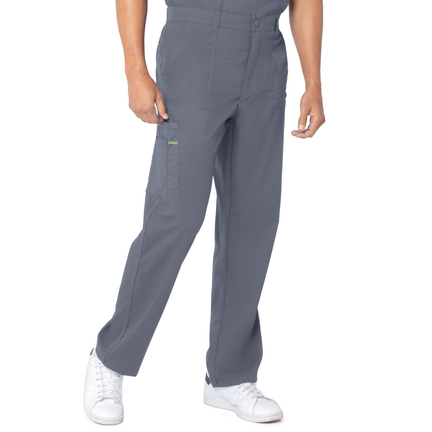 Men's Cargo Drawsting Scrub Bottoms