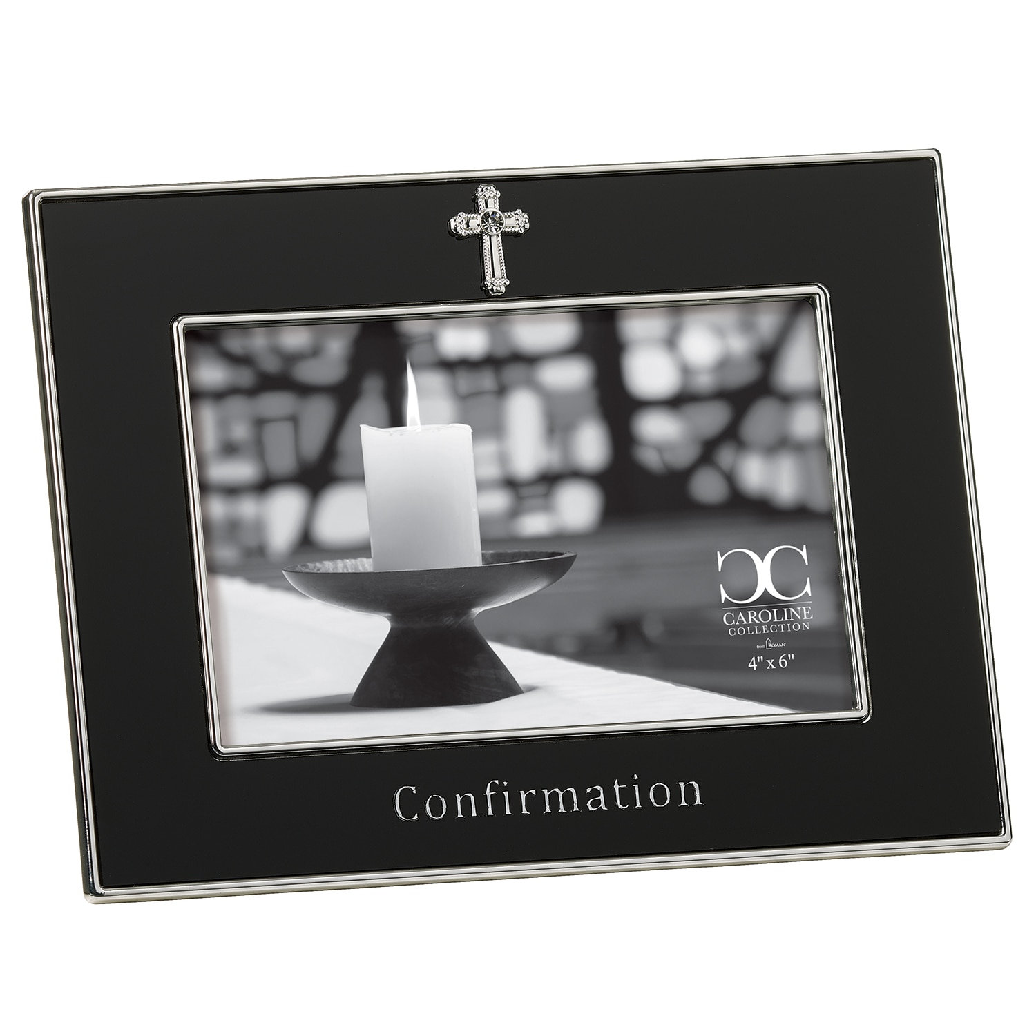 Confirmation Frame 4x6 Black, Caroline Collection