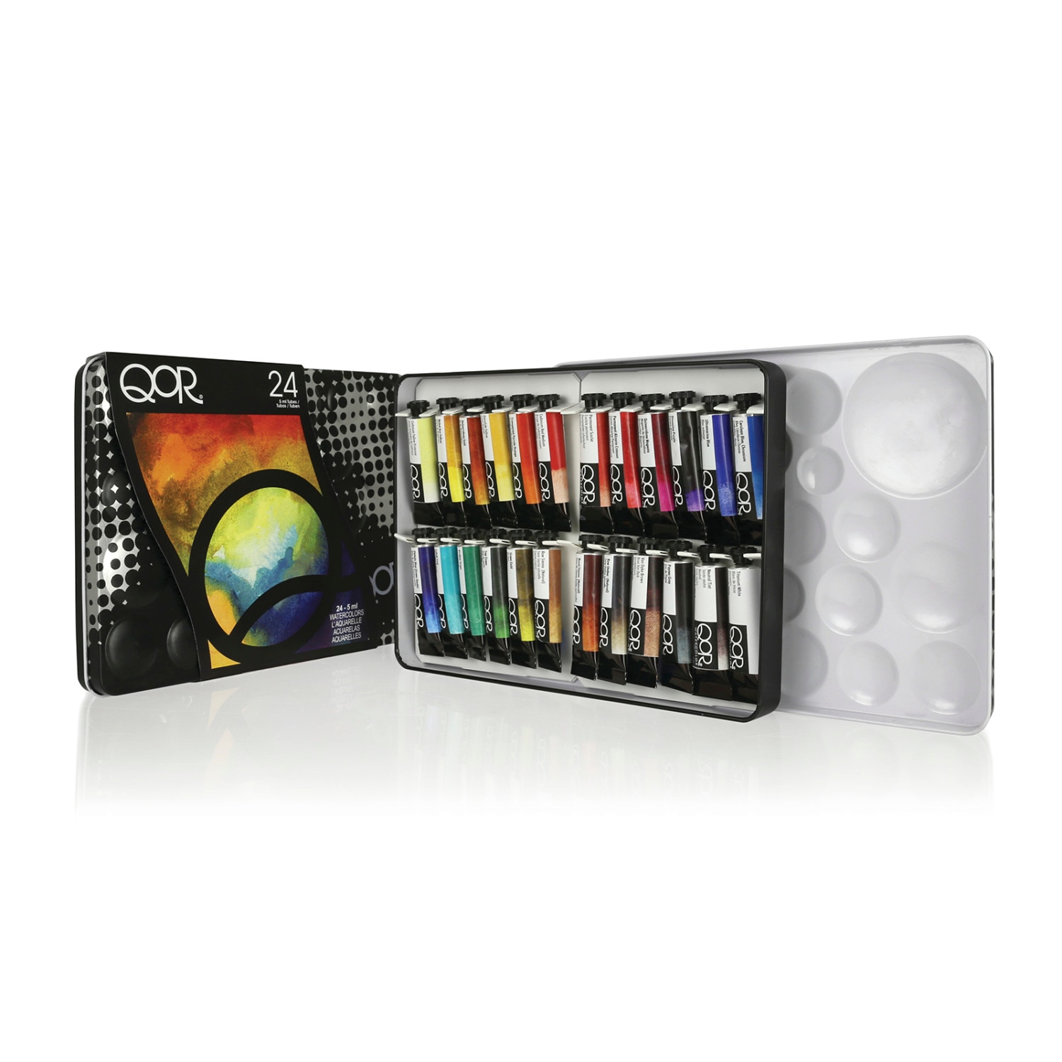 QoR Watercolor Introductory Set, 24-Colors