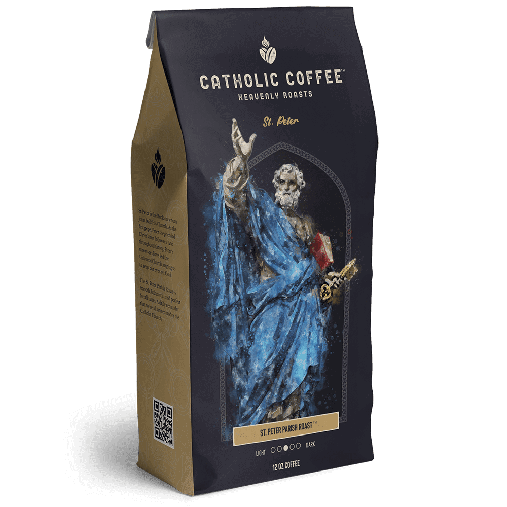 St Peter's Parish Roast - Ground 12oz Bag - Medium Roast - Catholic Coffee