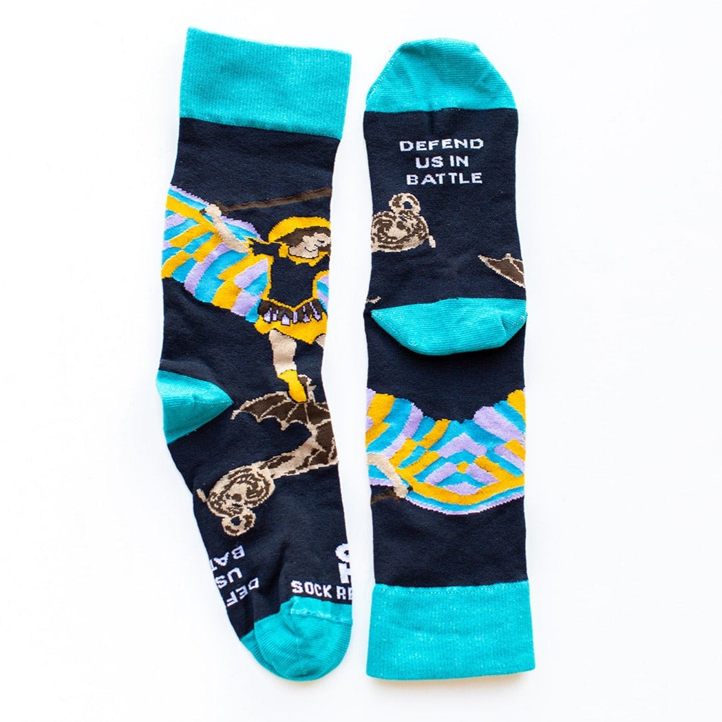 Sock Religious by Catholic Concepts OSFM St. Michael Adult Socks