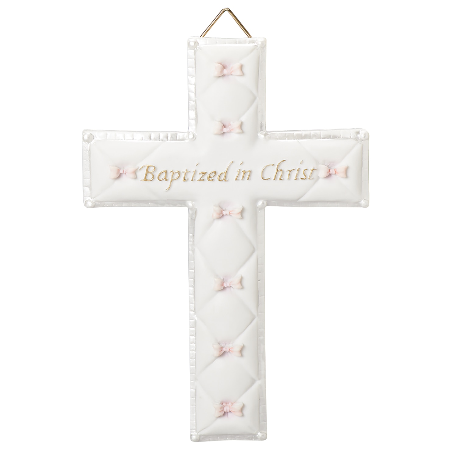 6.5"H Baptism Girl Wall Cross