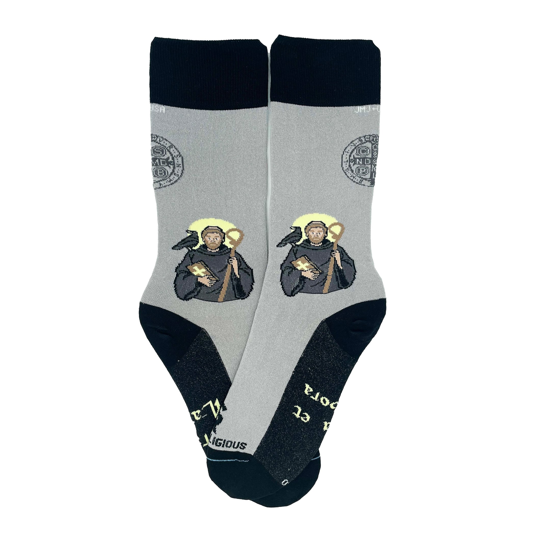 Catholic Concepts St. Benedict Adult Socks