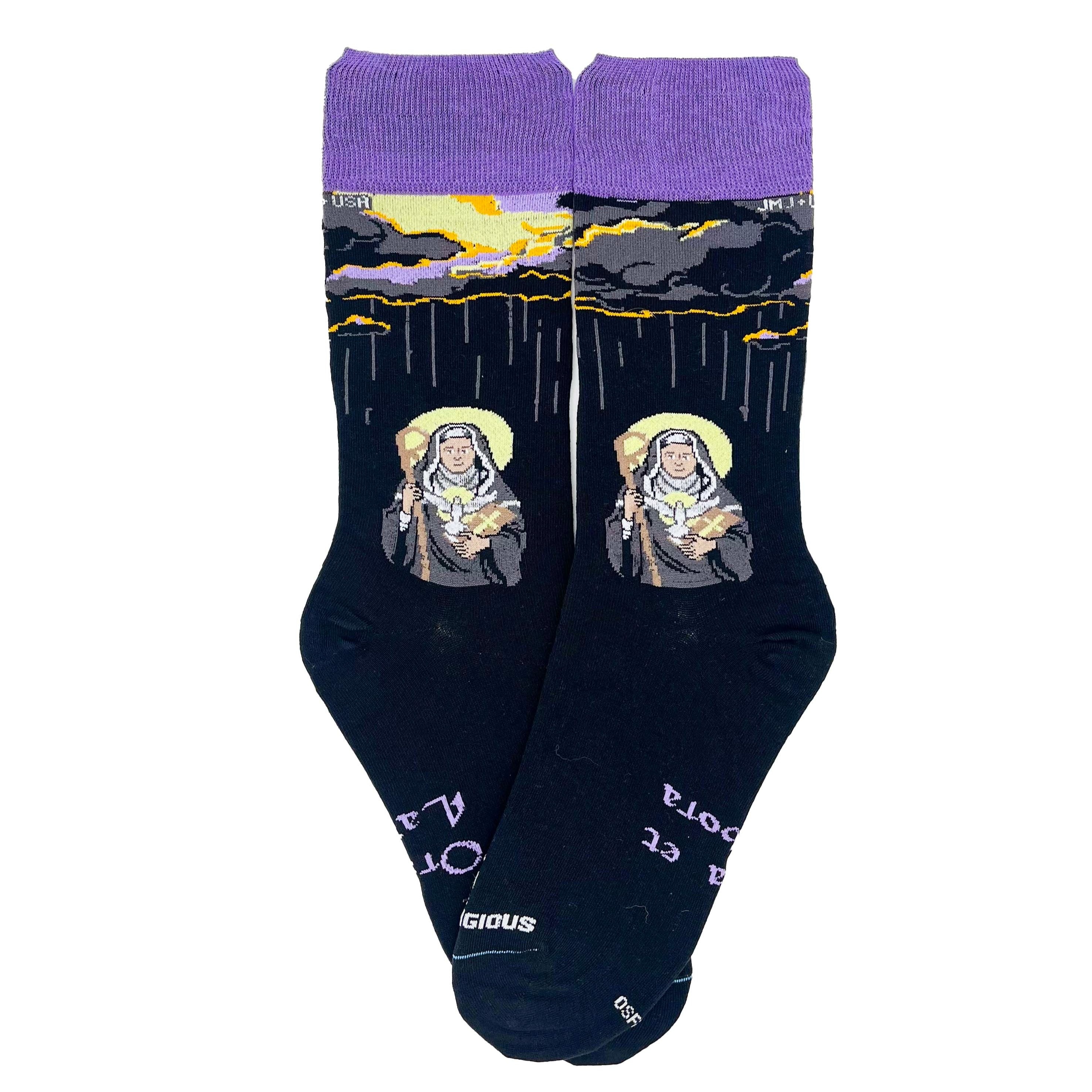 Catholic Concepts St. Scholastica Adult Socks