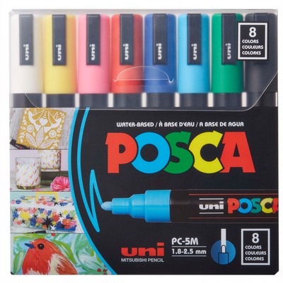 POSCA PAINT MRK MEDIUM SET OF 8-5M