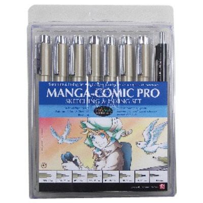 PIGMA MANGA-COMIC PRO 8 PC St