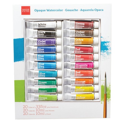 WATERCOLOR GOUACHE 20 set