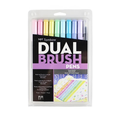 ABT DUAL BRSH SET 10/PASTEL