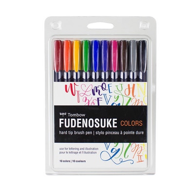 FUDENOSUKE BRSH PEN SET/10