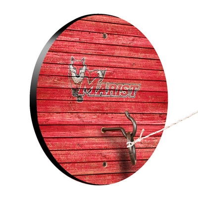 Marist College Red Foxes Weathered Design Hook and Ring Game