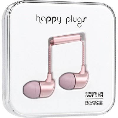 Happy Plugs Pink Gold In-Ear