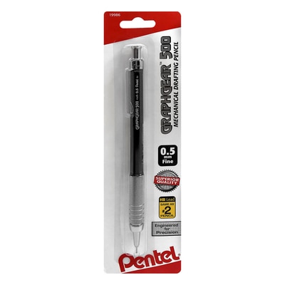 Pentel Graph Gear 500 Mechanical Drafting Pencil 0.5mm Black