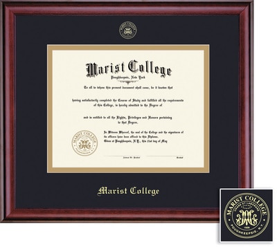 Framing Success Classic Double Matted Bachelors Degree Diploma Frame in a Burnished Cherry Finish