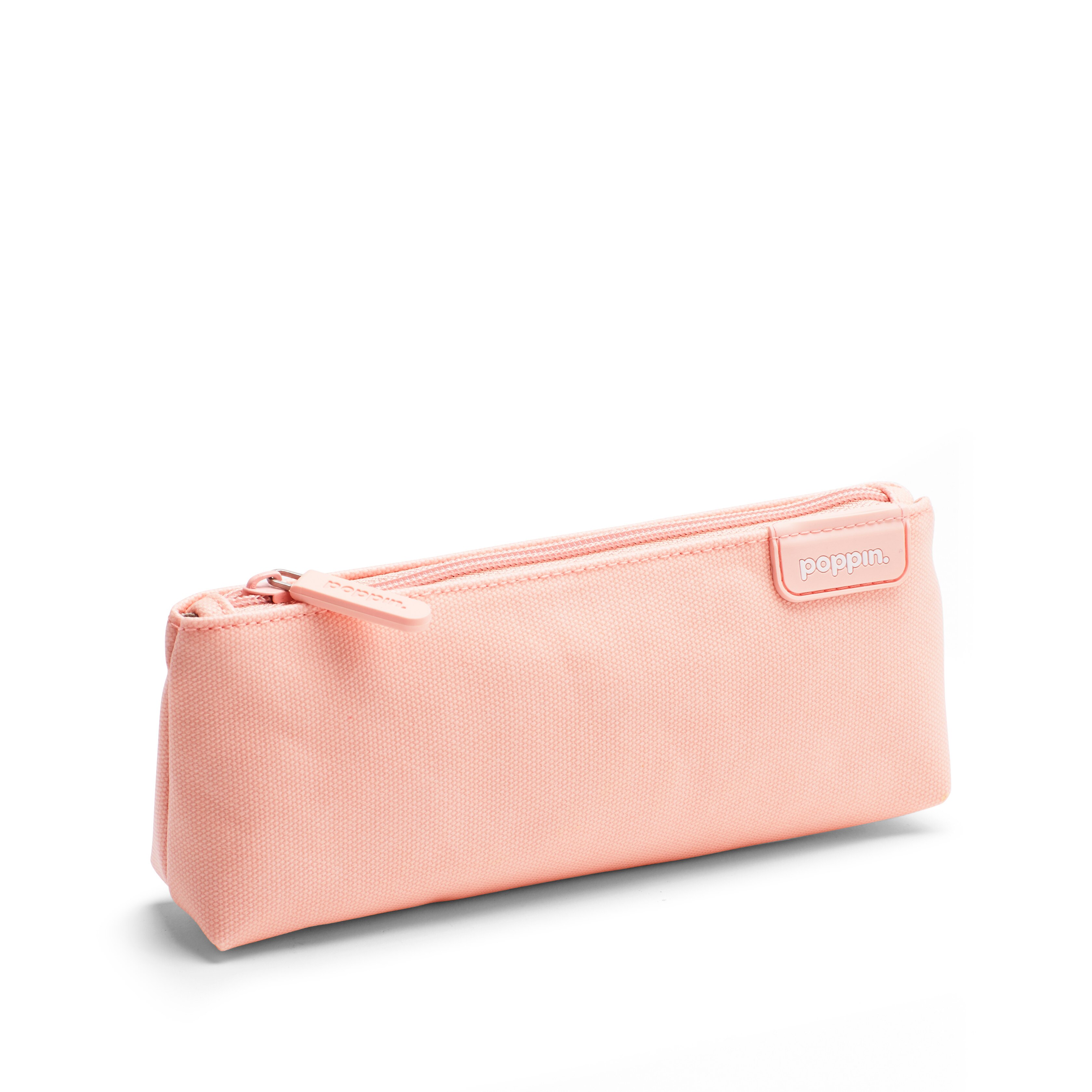 Poppin Blush  Light Gray Pencil Pouch