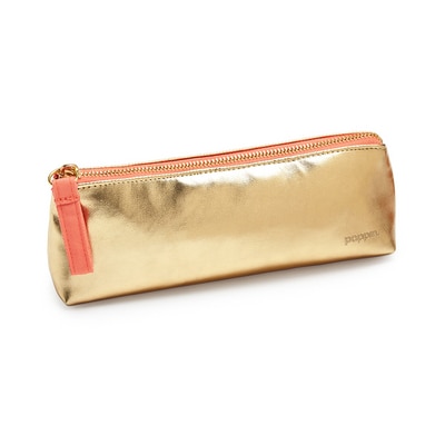 Poppin Gold  Coral Pencil Pouch