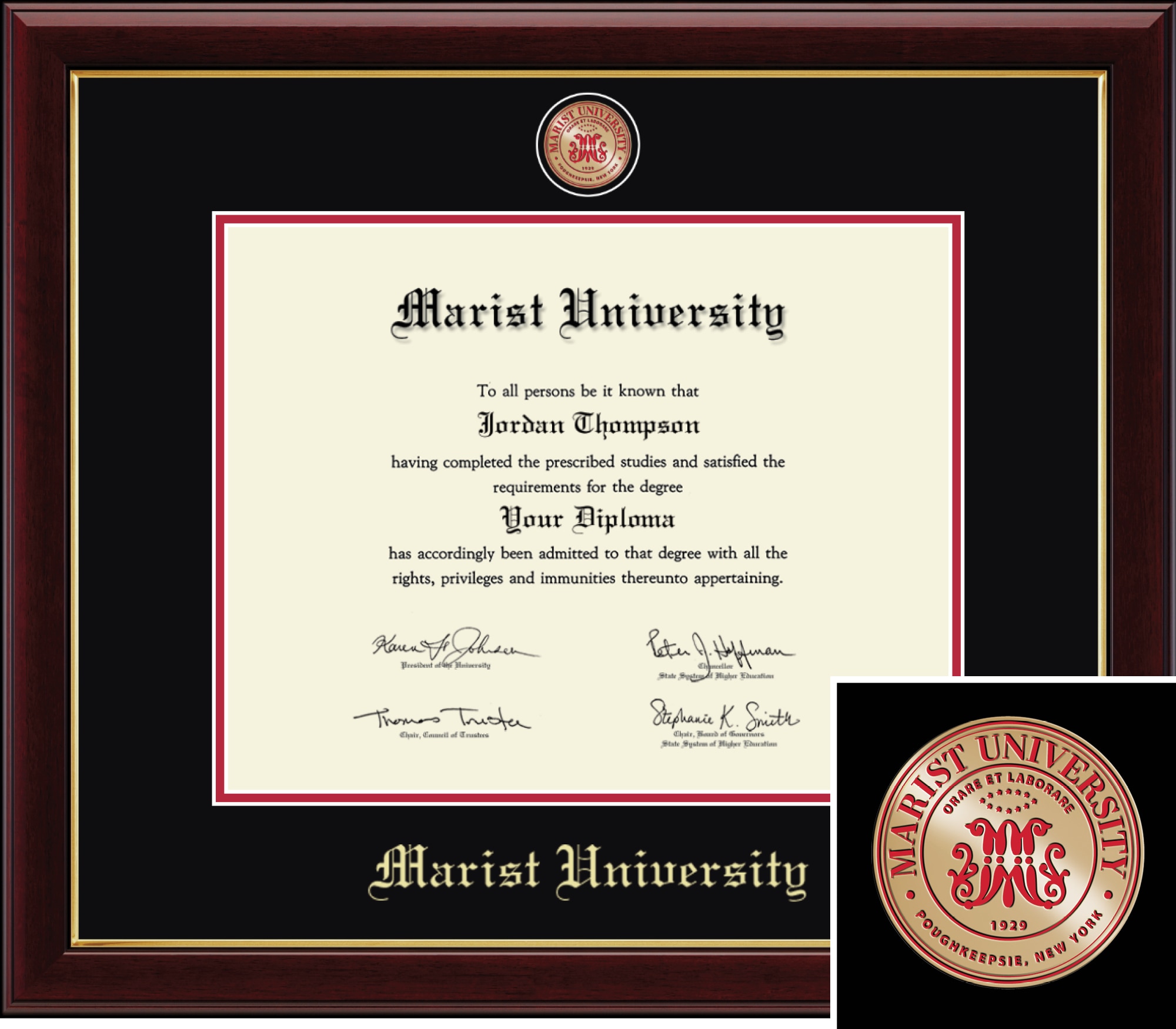 Church Hill Classics Masterpiece 11x14 Cherry Diploma Frame