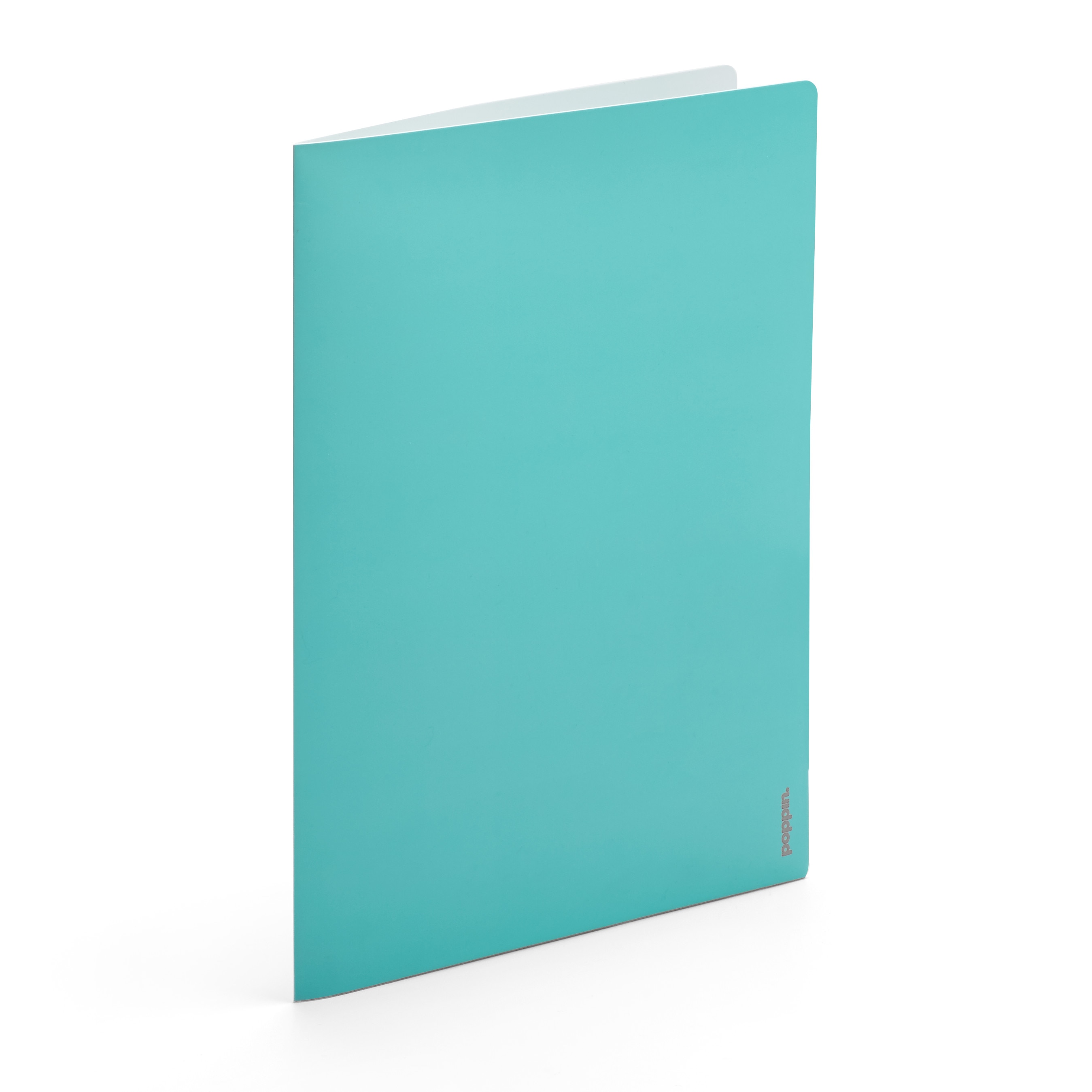 Poppin Aqua  2 Pocket Poly Folder