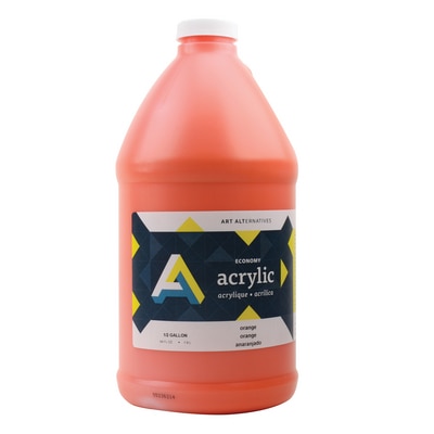 Art Alternatives Economy Acrylic 64 oz., Orange