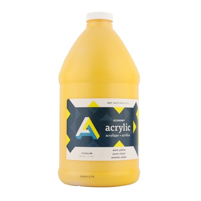 Art Alternatives Economy Acrylic 64 oz., Warm Yellow