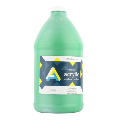 Art Alternatives Economy Acrylic 64 oz., Emerald Green