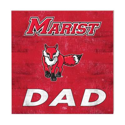 Marist College Team Color Dad Sign