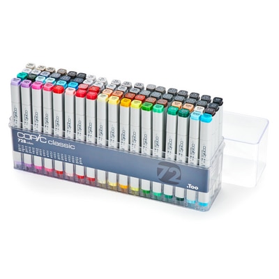 Copic(R) Classic Marker Set, 72-Color Set B