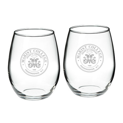 Marist College Stemless Wine Gl 2-Pack