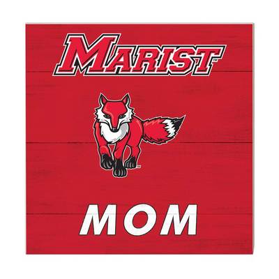 Marist College Team Color Mom Sign