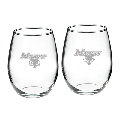 Marist College Stemless Wine Glass 2-Pack