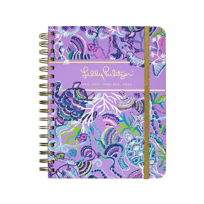 Lily Pulitzer Mermaid For You Large Planner, Academic Year 21-22