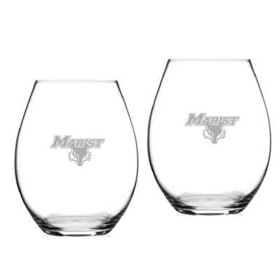 Marist College Riedel Stemless Wine Glass 2pk