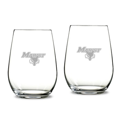 Marist College Riedel Stemless Wine Glass 2pk