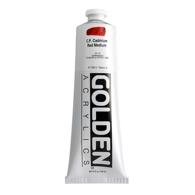 Golden(R)Heavy Body Acrylics, 5oz., C P Cadmium Red Medium