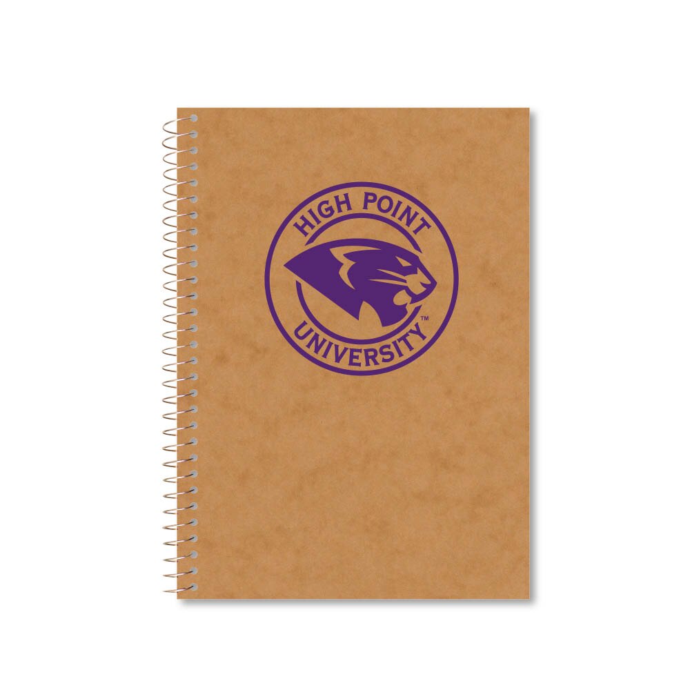 Roaring Premium 3 Subject 9.5 x 6.5 Notebook, College Ruled 20lb Paper, Pressboard Foil Cover