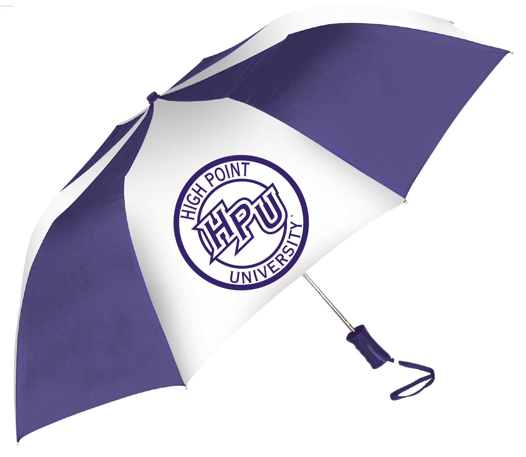 "The Sport" 2-Tone Emblematic Umbrella Automatic Folding 48" Coverage