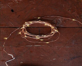 Kikkerland Copper String Lights
