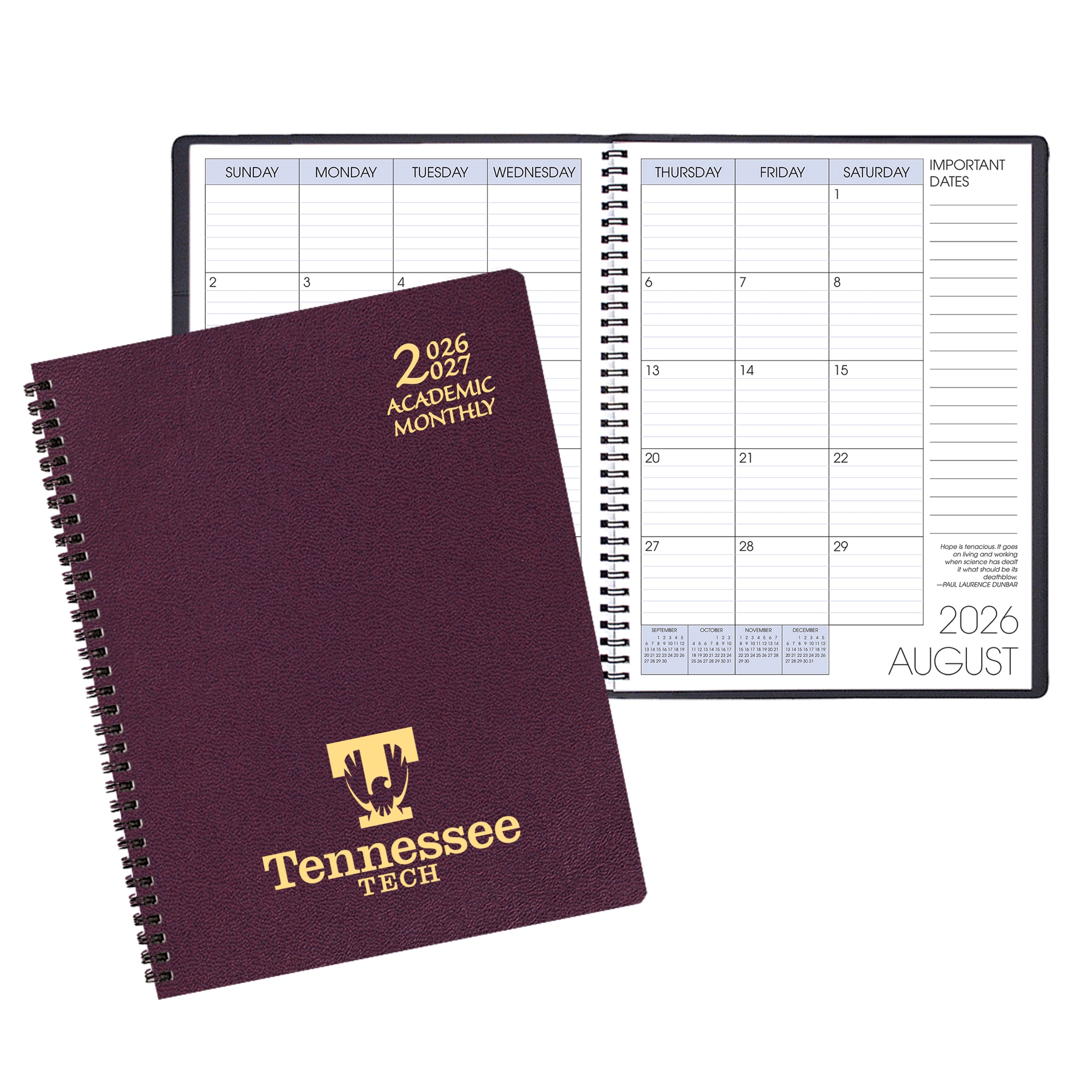 Payne '26-'27 Imprinted Academic Monthly Planner