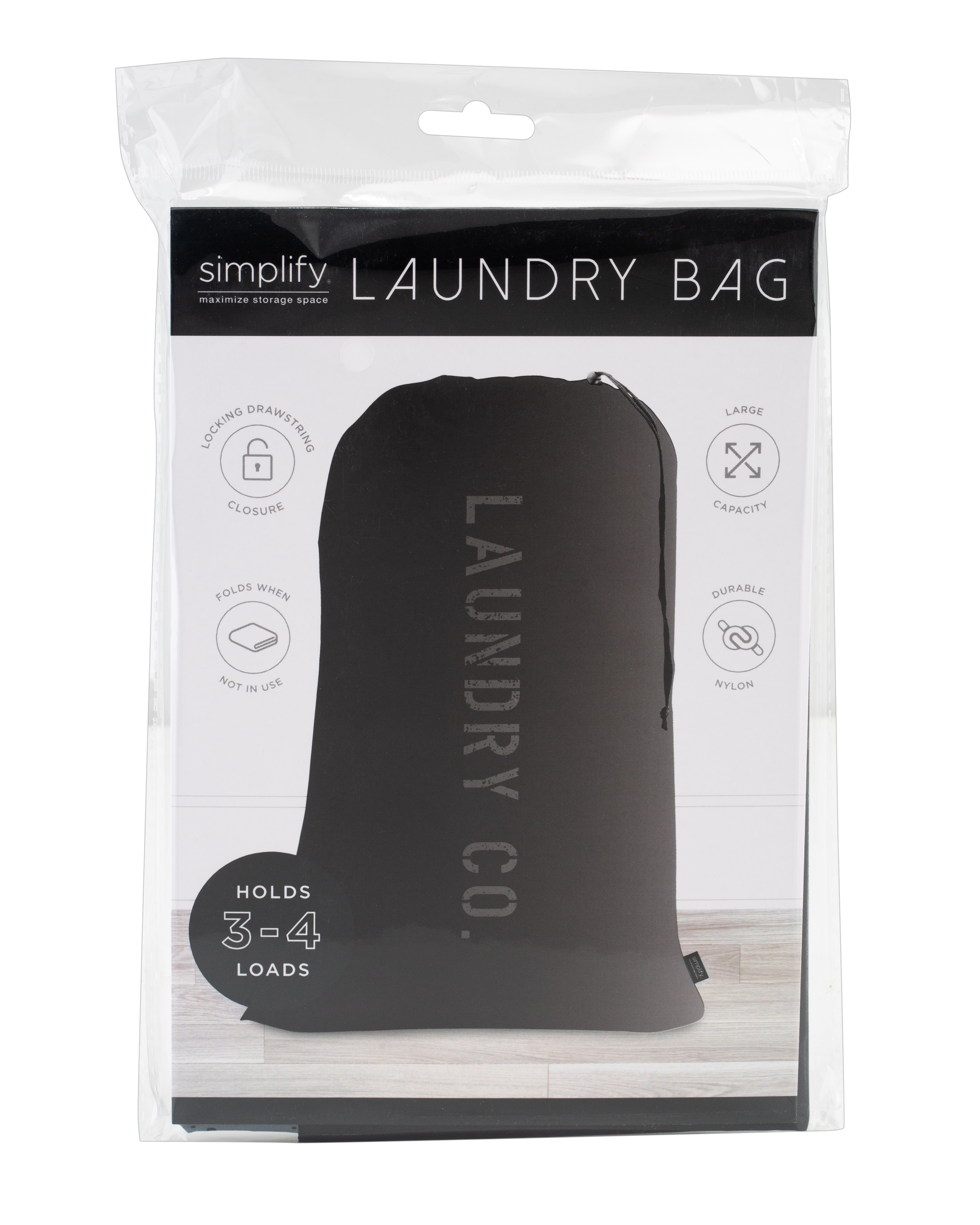 Simplify Drawstring Laundry Bag-Assorted Colors