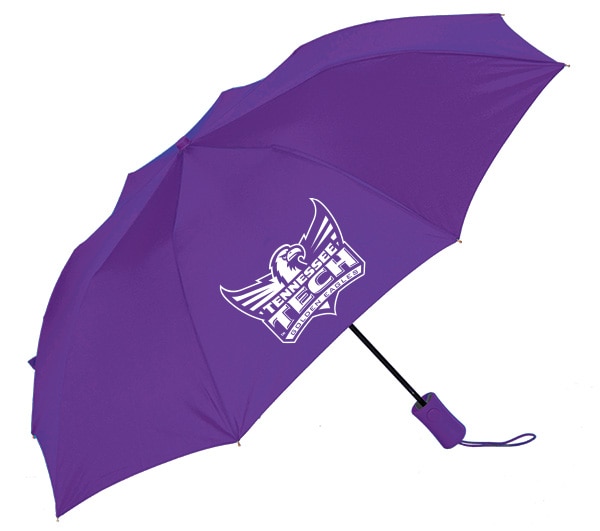 "The Victory" Solid Emblematic Umbrella Automatic Folding 42" Coverage