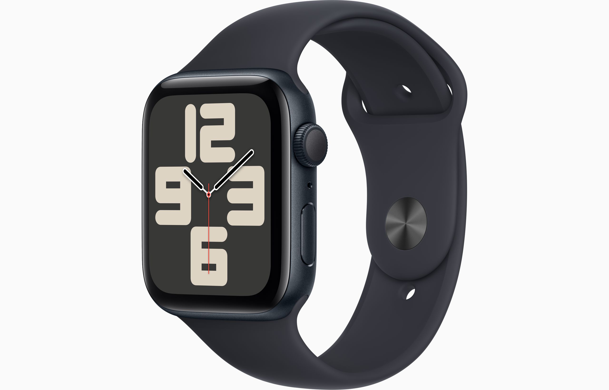 Apple Watch SE GPS 44mm Midnight Aluminum Case with Midnight Sport Band M/L