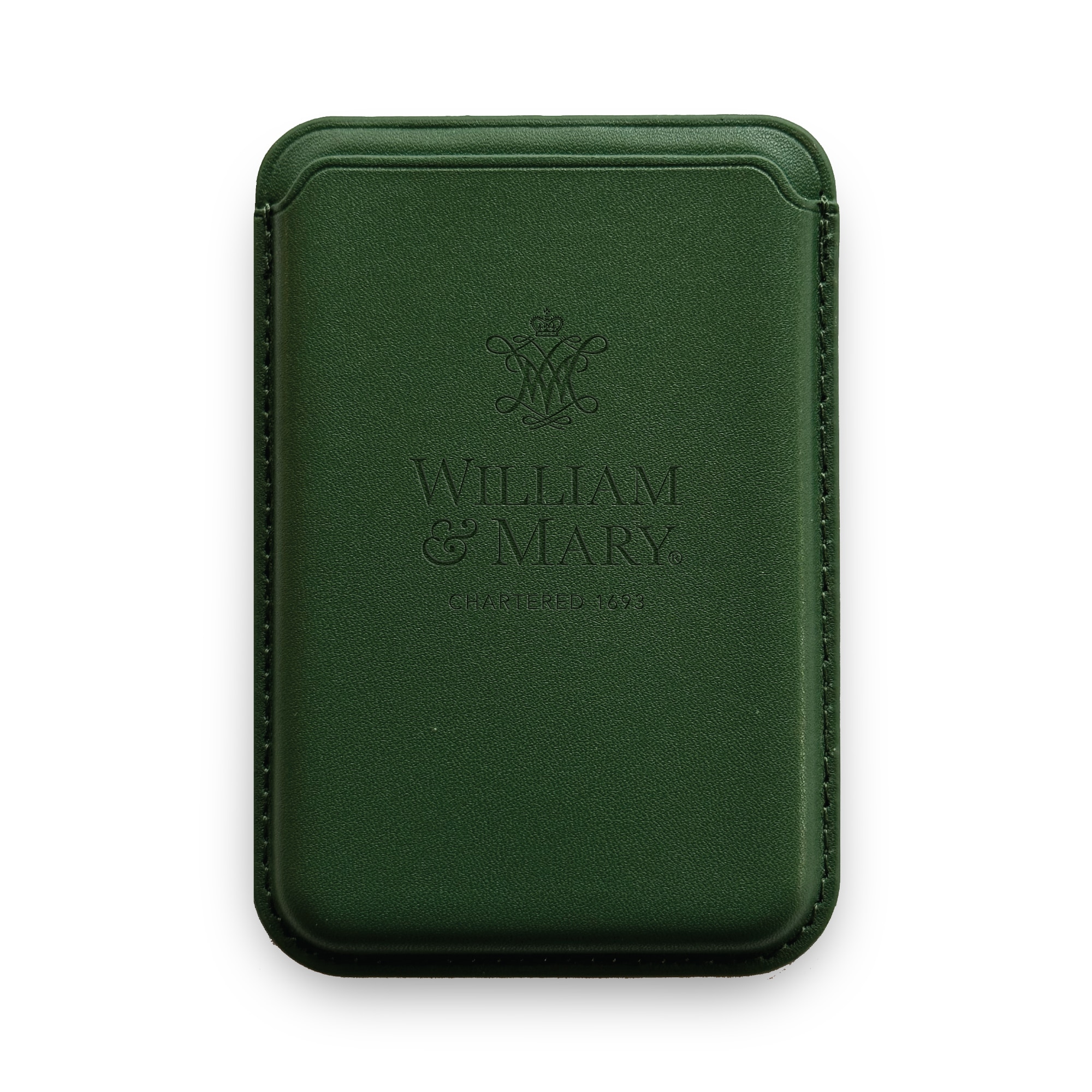 Monaco Leather Cellphone ID wallet with MagSafe Green