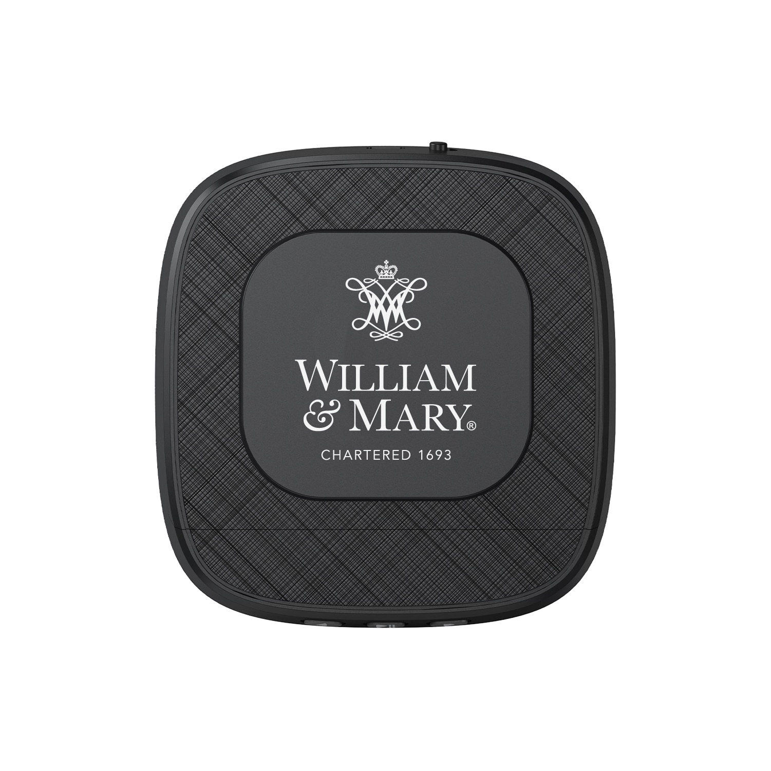 College of William & Mary Portable Speaker with Phone Charger, Black, Classic