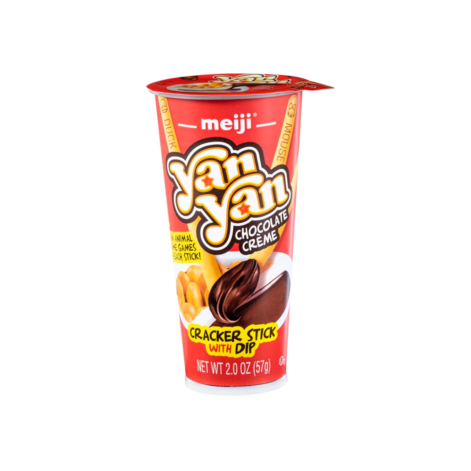 Meiji YanYan Cookie Stick Chocolate Dip 2 oz