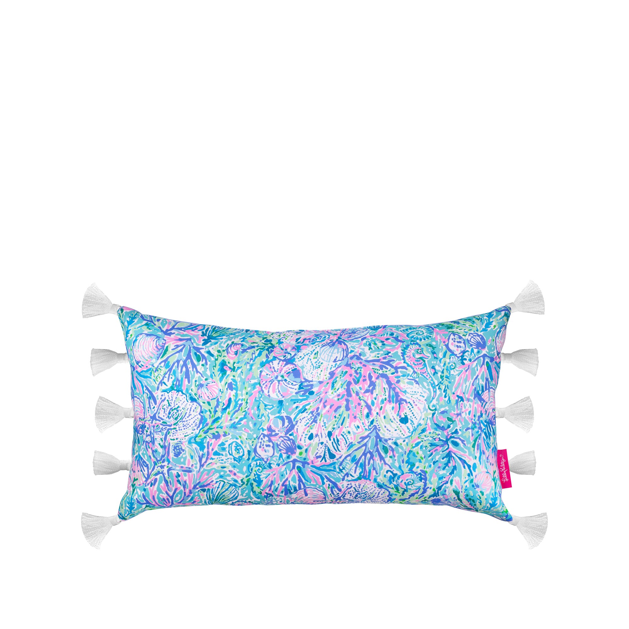 Lilly Pulitzer Lumbar Pillow Soleil It On Me 20x11"
