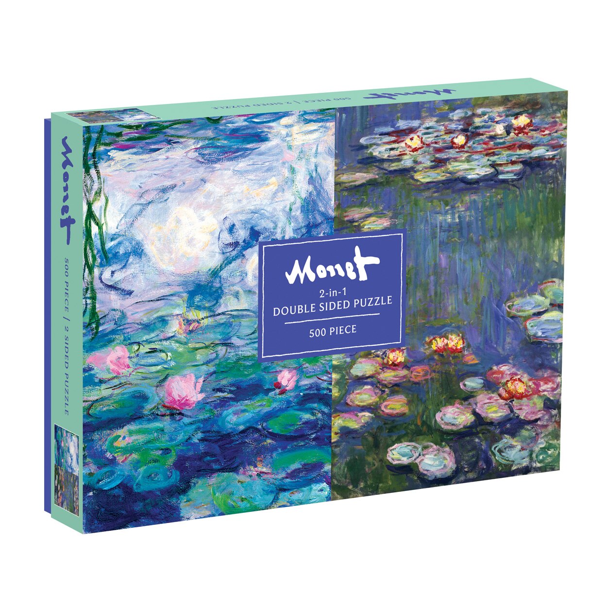 Galison Monet Double Sided 500 pc Puzzle
