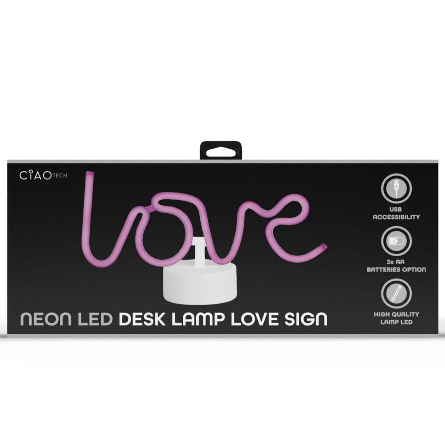 LOVE Desktop Neon Sign