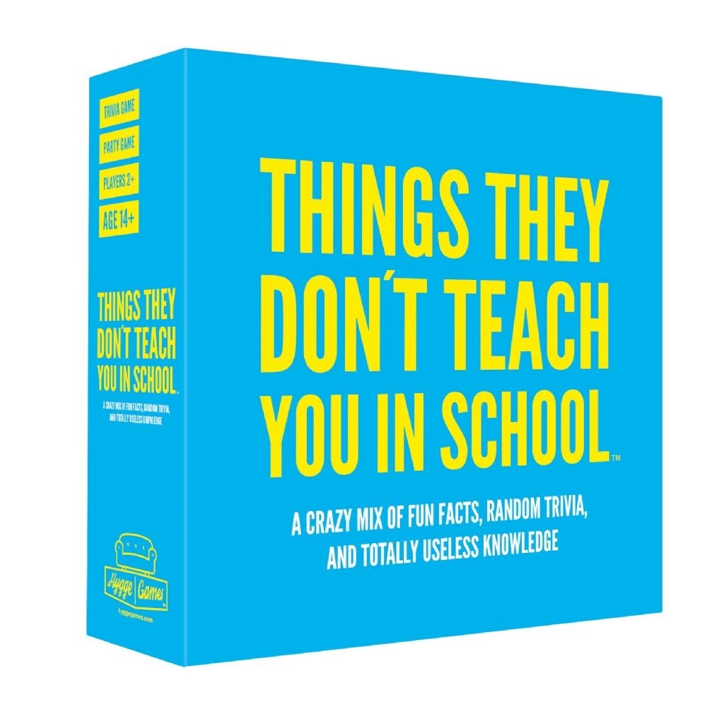 Things They Don t Teach You In School. - A crazy mix of fun facts and random trivia.