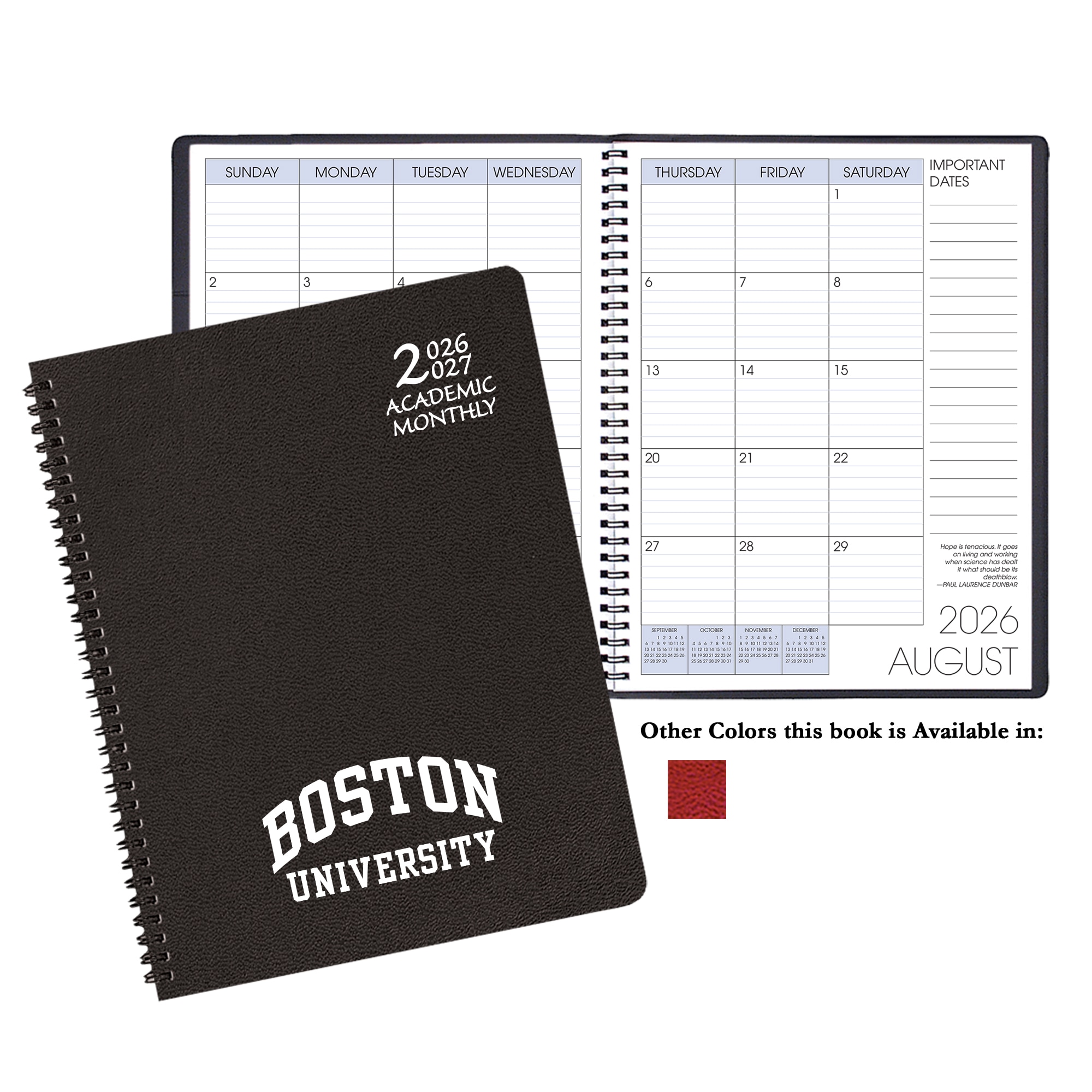 Payne '26-'27 Imprinted Academic Monthly Planner